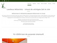 landhaus-wildschuetz.com Webseite Vorschau