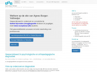 agnesburger.nl Webseite Vorschau