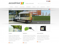 ecodrive.eu Webseite Vorschau