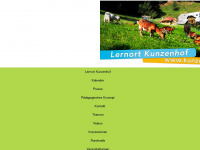 kunzenhof.de Webseite Vorschau