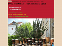 loko-trommeln.de Webseite Vorschau
