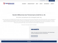 timmermanns.com Webseite Vorschau