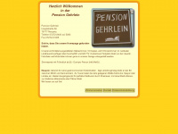 pension-gehrlein.de Webseite Vorschau