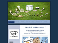 musikzug-lapeka.de Webseite Vorschau