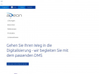 adeon.ch Webseite Vorschau