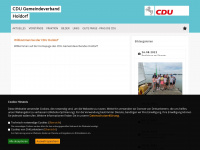 cdu-holdorf.de Webseite Vorschau