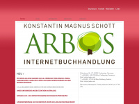 arbos.de Webseite Vorschau