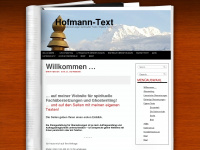 hofmanntext.de Webseite Vorschau