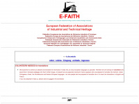 e-faith.org Webseite Vorschau