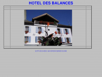 hotel-des-balances.ch Webseite Vorschau