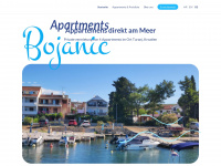 apartments-bojanic.com Webseite Vorschau