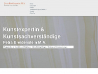 petrabreidenstein.com Webseite Vorschau