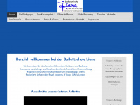 ballettschule-liane.de Webseite Vorschau