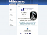 taktildruck.com Webseite Vorschau