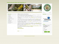 vogelzucht-bebra.de Webseite Vorschau