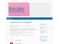 praxis-marion-nijsen.de Webseite Vorschau