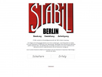 stabil-berlin.de Webseite Vorschau