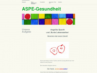 aspegesundheit.wordpress.com Webseite Vorschau
