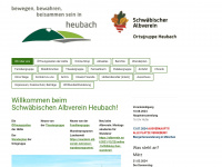 albverein-heubach.de Webseite Vorschau
