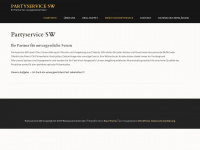 partyservice-sw.de Webseite Vorschau