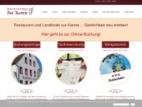 landhotel-zurkanne.de Webseite Vorschau