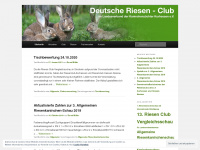 riesen-kaninchen.de Webseite Vorschau