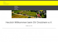 sv-onolzheim.de Webseite Vorschau