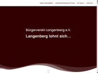 buergerverein-langenberg.de Webseite Vorschau