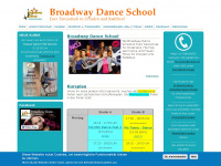 broadwaydancers.de Webseite Vorschau