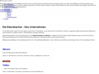 dieebersbacher.de Webseite Vorschau