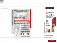 philharmonischerchor-friedrichshafen.de Webseite Vorschau