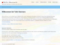 tatin-giannaro.de Webseite Vorschau