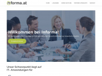 informa.at Webseite Vorschau