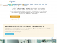 elinica.ch Webseite Vorschau