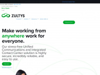 zultys.com Webseite Vorschau