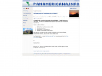 panamericana.info Webseite Vorschau
