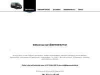kaerntenshuttle.at Webseite Vorschau