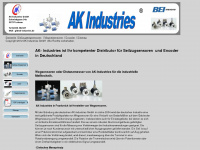 ak-industries.de Webseite Vorschau