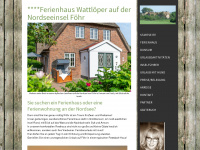 ferienhaus-wattloeper-foehr.de Webseite Vorschau