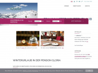 gloria.at Webseite Vorschau