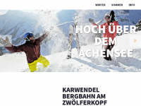 karwendel-bergbahn.at Webseite Vorschau