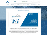 alpinmesse.info Webseite Vorschau