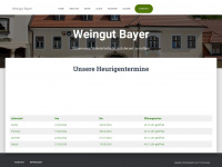 weingut-bayer.com Webseite Vorschau