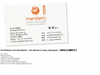mandarin.de Webseite Vorschau
