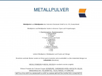 metallpulver.org Webseite Vorschau