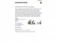 sodium-nitrate.de Webseite Vorschau