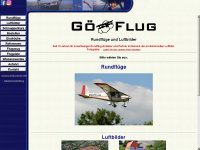 goeflug.de Webseite Vorschau
