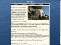 amorgos.de Webseite Vorschau