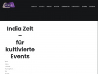 indiazelt.ch Webseite Vorschau