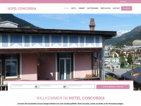 concordia-davos.ch Webseite Vorschau